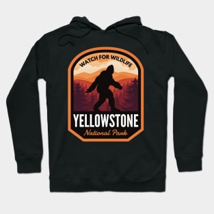 Yellowstone National Park Bigfoot Hoodie